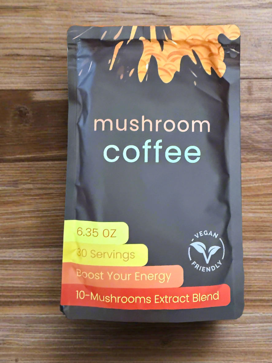 Gold Drip Instant Mushroom Coffee – Rich, Creamy & Gut-Friendly☕🍄