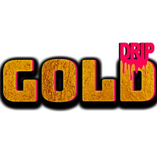 Gold Drip logo, representing handcrafted creations, wellness products, and artistic expression.