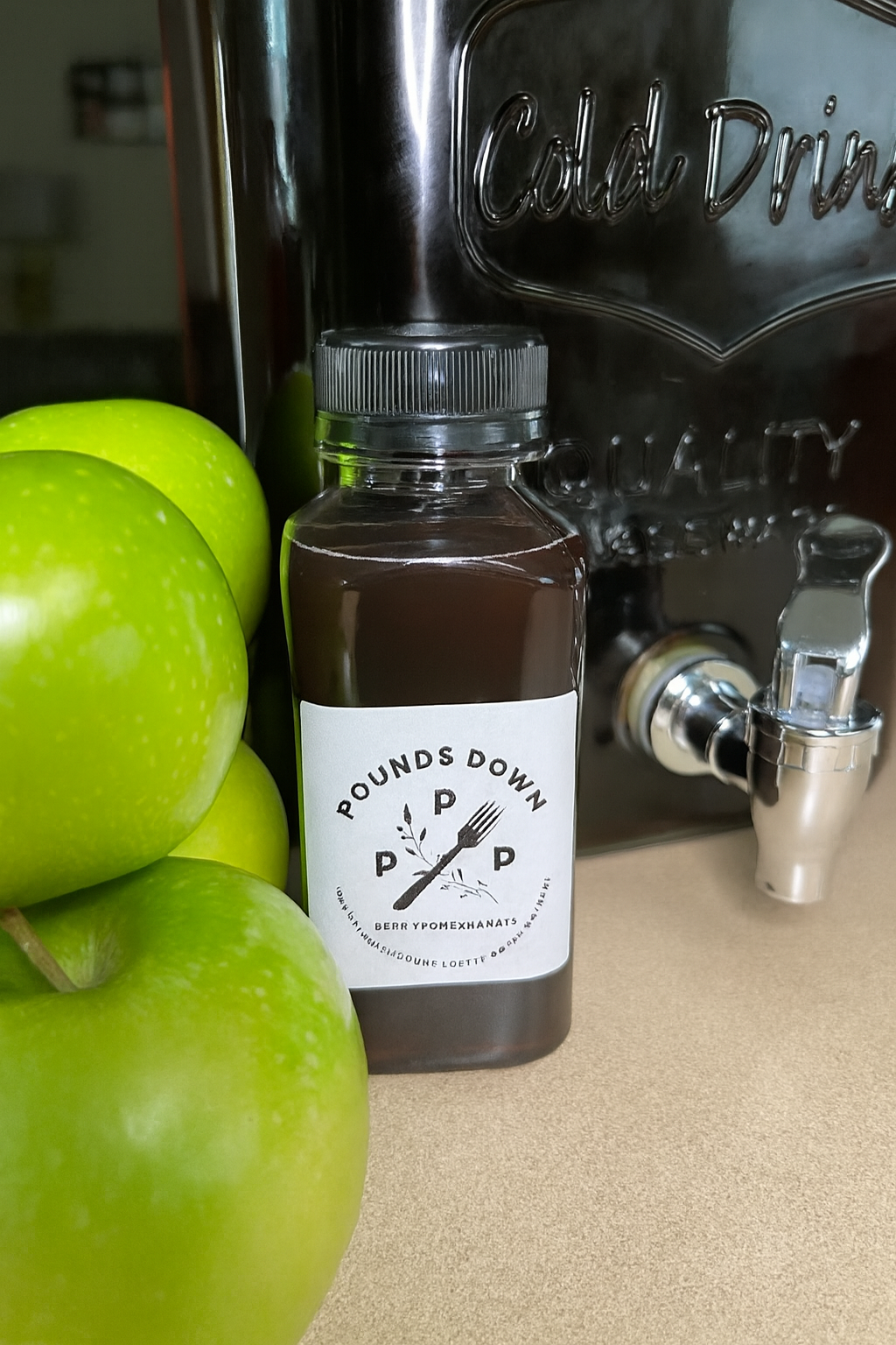 Pounds Down Extra Strength Detox Drink – Berry Pomegranate flavor – 8oz herbal cleanse.