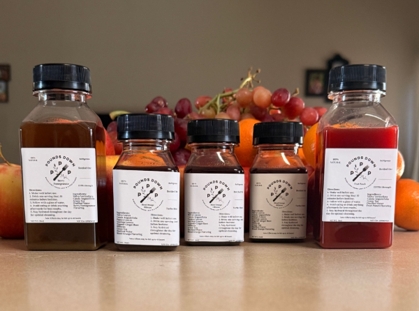 Pounds Down 7-Day Power Cleanse bundle designed for full-body reset with Extra Strength detox drinks and Turbo Shots.